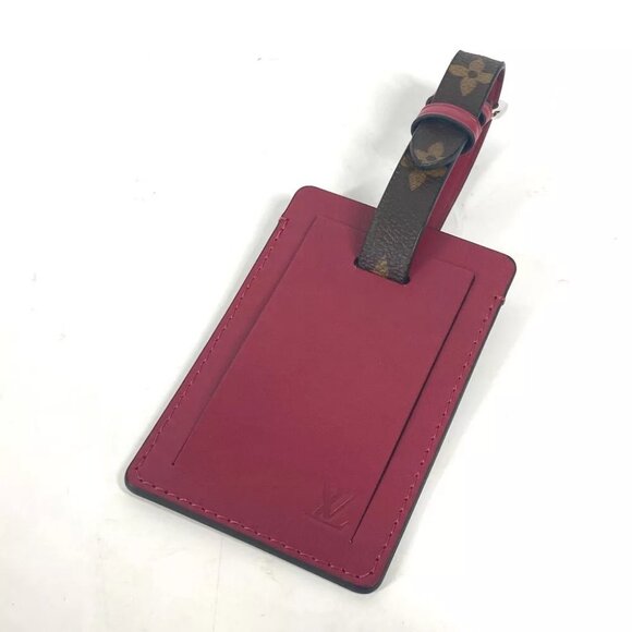 LOUIS VUITTON Monogram Name tag Not for sale charm MonogramCanvas Brown Unused - Picture 3 of 14